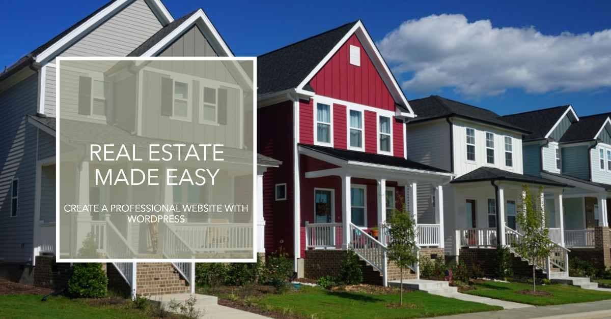 web design for a real estate agents