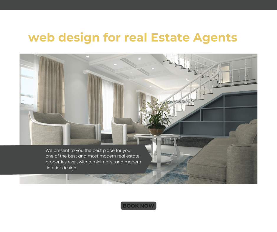 What is the best way to create a web design for real Estate Agents?